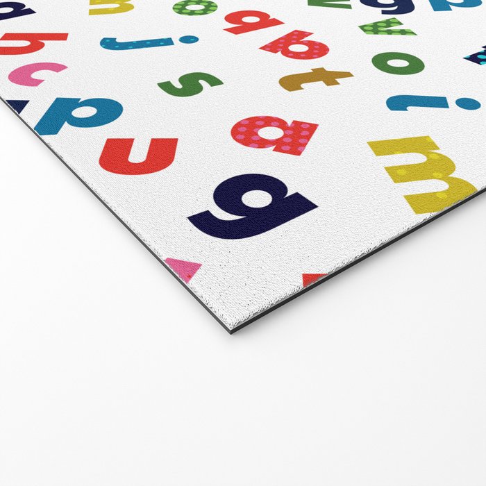 colourful alphabet Welcome Mat Gallery Image 2