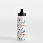 colourful alphabet Water Bottle Gallery Image 2