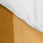 Retro Groove Minimalist Midcentury Abstract Pattern Mustard Ochre Orange Comforter Gallery Image 4