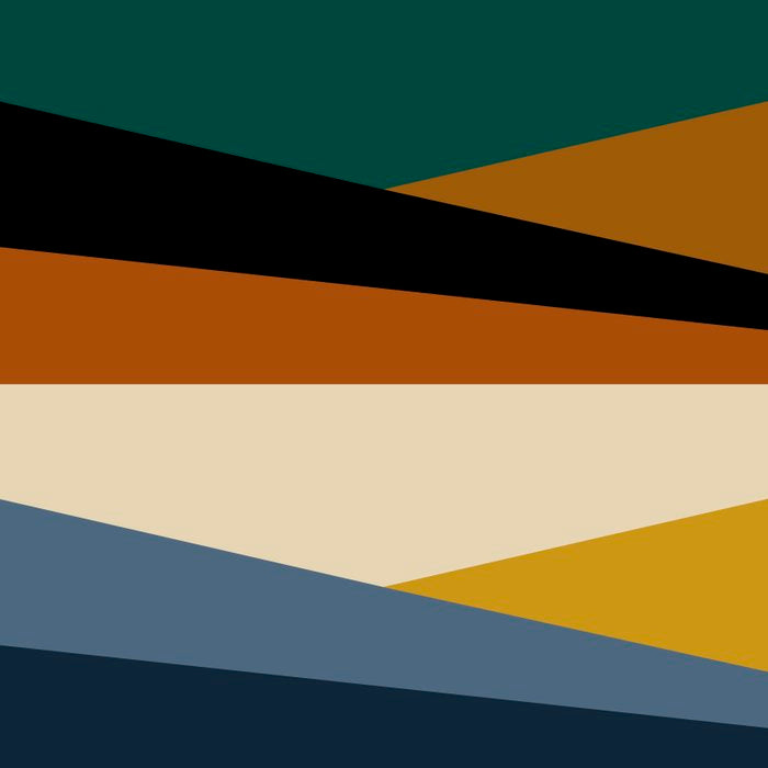 Geometric Triangles V Bold Vintage Coffee Mug Gallery Image 2