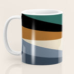 Geometric Triangles V Bold Vintage Coffee Mug Gallery Image 3