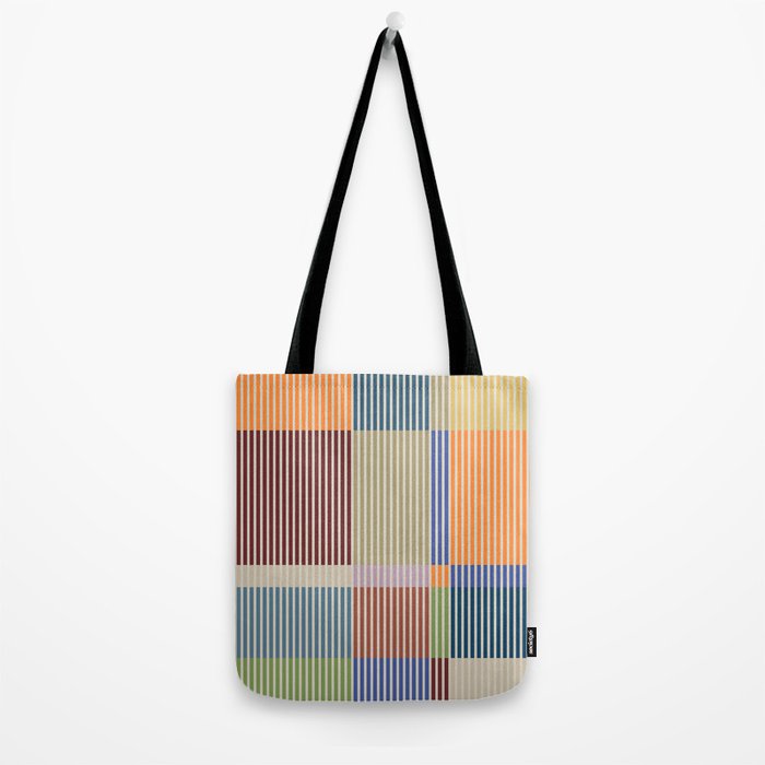 Linear Bauhaus Pattern 3. Tote Bag Gallery Image 2