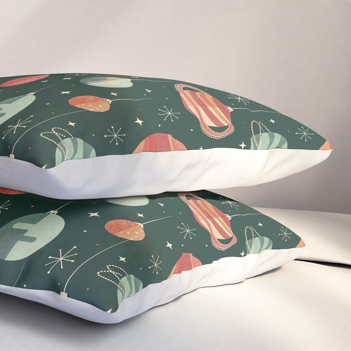 Joy to the Universe (on Green) Pillow Sham Gallery Image 3