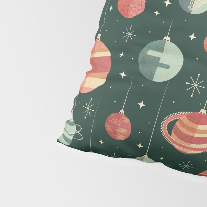 Joy to the Universe (on Green) Pillow Sham Gallery Image 4