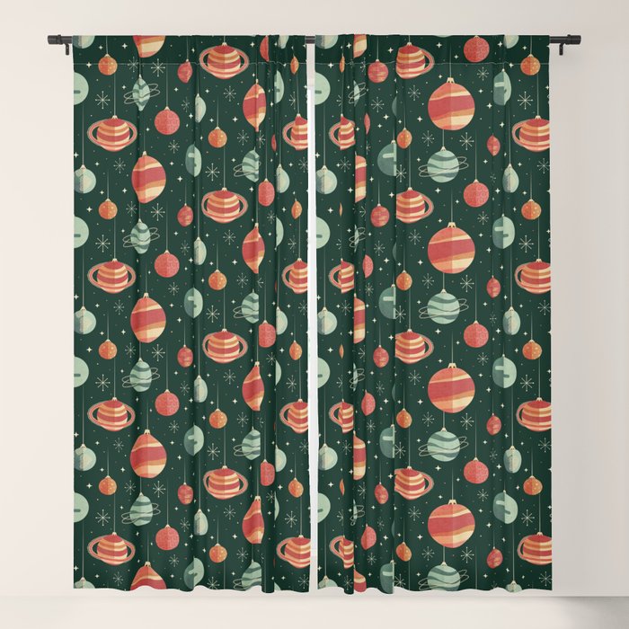 Joy to the Universe (on Green) Window Curtain Gallery Image 5