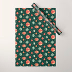 Joy to the Universe (on Green) Wrapping Paper Gallery Image 1