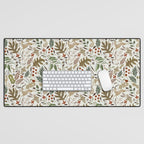 Christmas in the wild nature Desk Mat Gallery Image 1