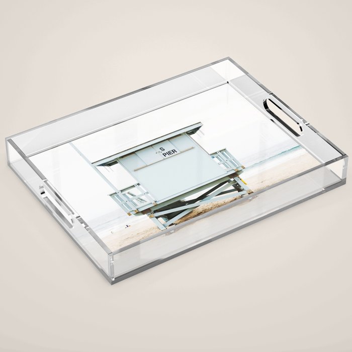 California Beach Tower Acrylic Tray Gallery Image 1