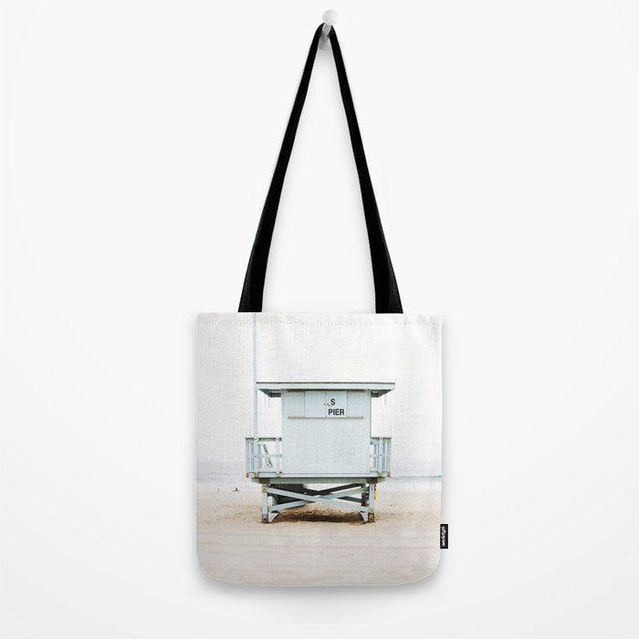 California Beach Tower Tote Bag Gallery Image 2