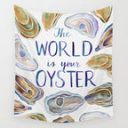 The World is Your Oyster Wall Tapestry Gallery Image 4