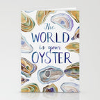 The World is Your Oyster Stationery Card Gallery Image 2