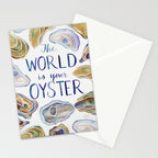The World is Your Oyster Stationery Card Gallery Image 2