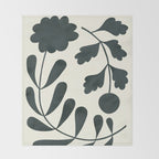 Abstract-botanical 42-3 Throw Blanket Gallery Image 2