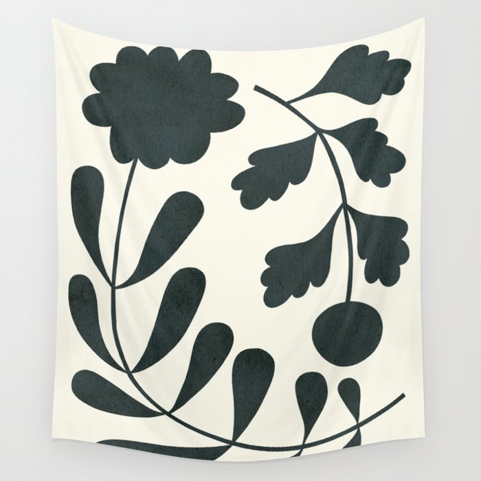 Abstract-botanical 42-3 Wall Tapestry Gallery Image 1