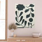 Abstract-botanical 42-3 Wall Tapestry Gallery Image 2