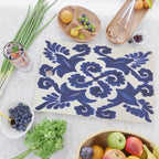 Talavera mexican tile traditional blue ceramic mosaic Cutting Board Gallery Image 2