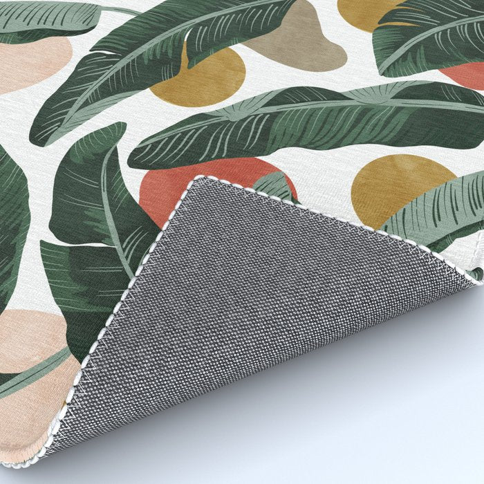 Modern banana leaf Rug Gallery Image 4