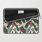 Modern banana leaf Laptop Sleeve Gallery Image 2