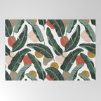 Modern banana leaf Welcome Mat Gallery Image 2