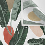 Modern banana leaf Wall Tapestry Gallery Image 3