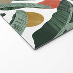 Modern banana leaf Welcome Mat Gallery Image 2