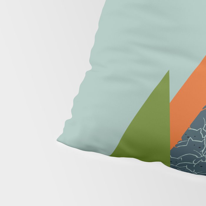 Cat Landscape 13 Pillow Sham Gallery Image 4