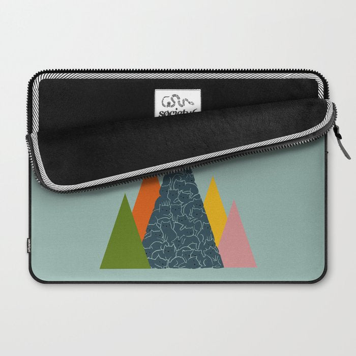 Cat Landscape 13 Laptop Sleeve Gallery Image 2