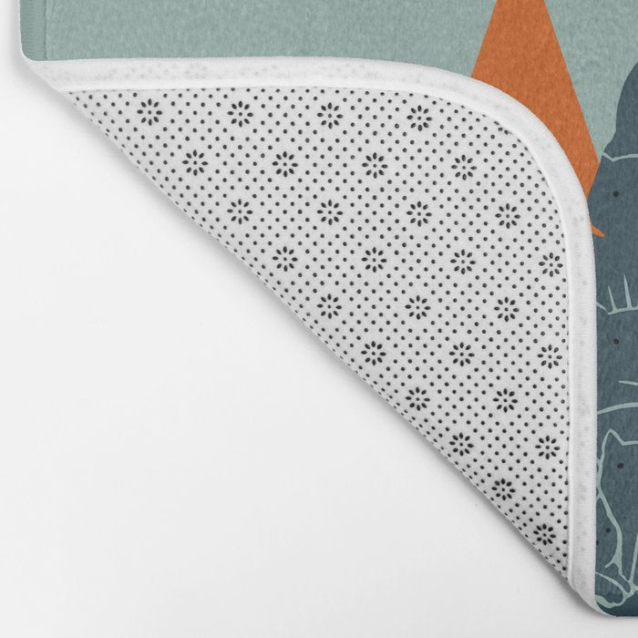 Cat Landscape 13 Bath Mat Gallery Image 2