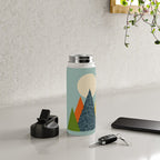 Cat Landscape 13 Water Bottle Gallery Image 4