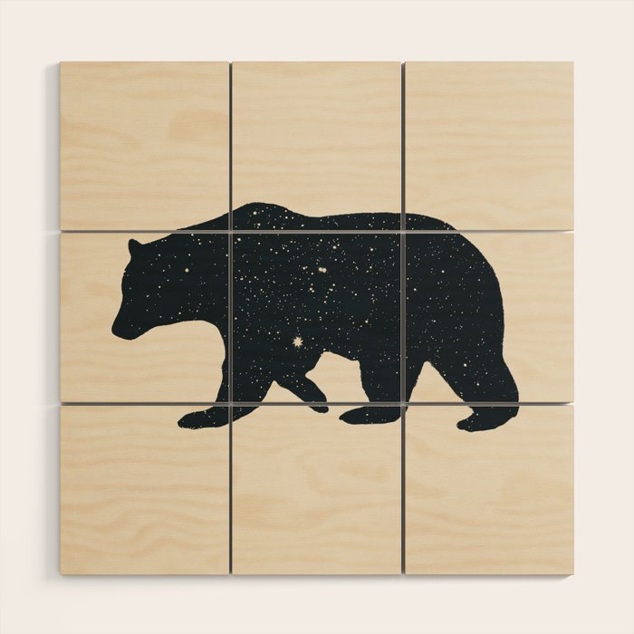 Bär - Bear Wood Wall Art Gallery Image 1