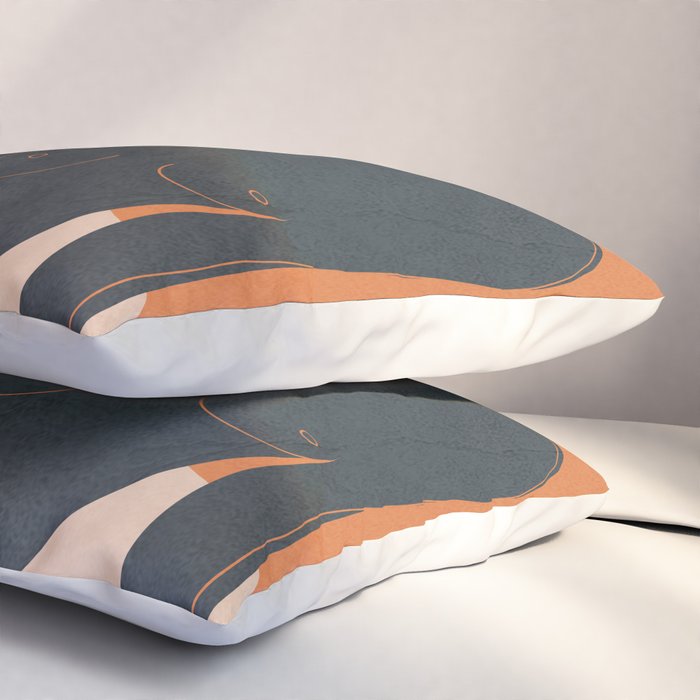 Abstract Nude III Pillow Sham Gallery Image 3