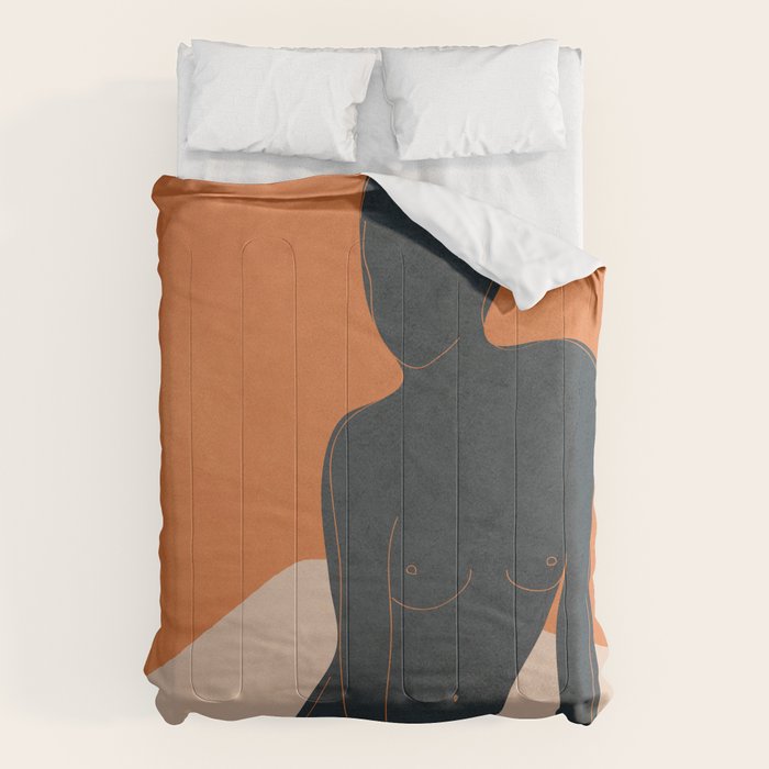Abstract Nude III Comforter Gallery Image 1