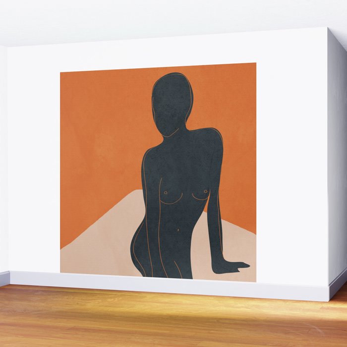 Abstract Nude III Wall Mural Gallery Image 2