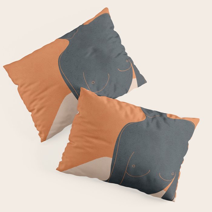 Abstract Nude III Pillow Sham Gallery Image 3