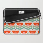 Retro Tulips Pattern Laptop Sleeve Gallery Image 2