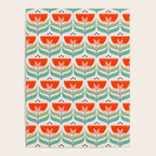 Retro Tulips Pattern Poster Gallery Image 4