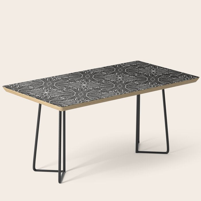 BW starry abstract mosaic A Coffee Table Gallery Image 1