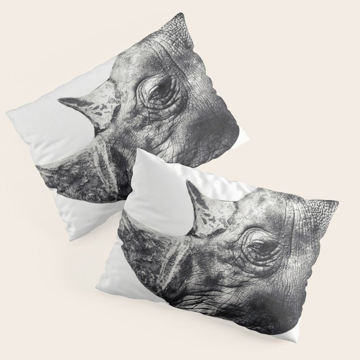 Rhino ... Pillow Sham Gallery Image 3