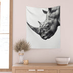 Rhino ... Wall Tapestry Gallery Image 2