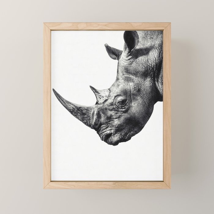 Rhino ... Mini Art Print Gallery Image 1