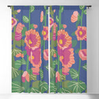 Hollyhocks Window Curtain Gallery Image 5