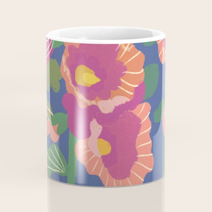 Hollyhocks Coffee Mug Gallery Image 4
