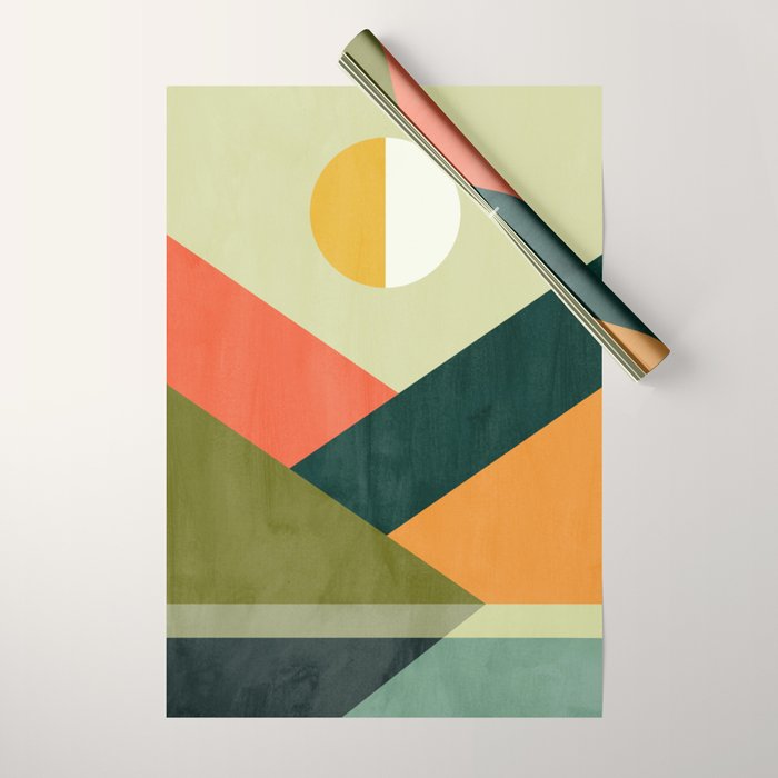 Hidden shore Wrapping Paper Gallery Image 1