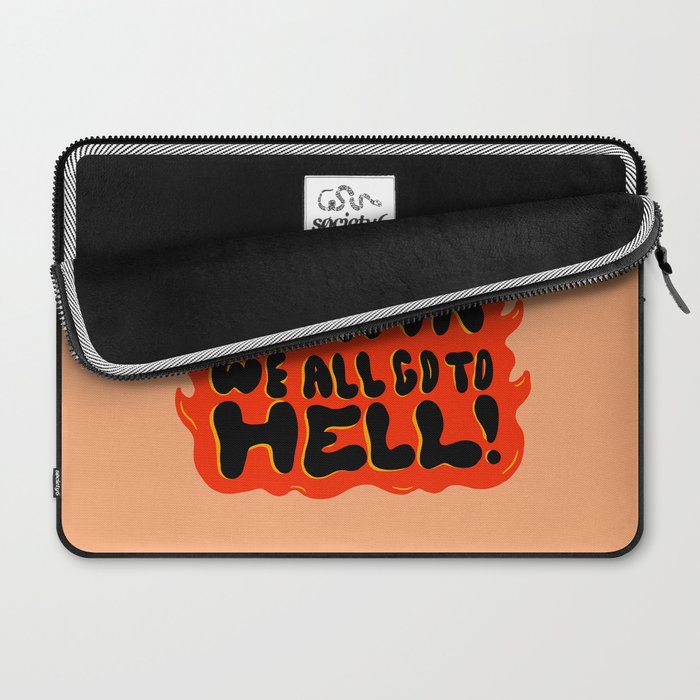 We all go to Hell Laptop Sleeve Gallery Image 2