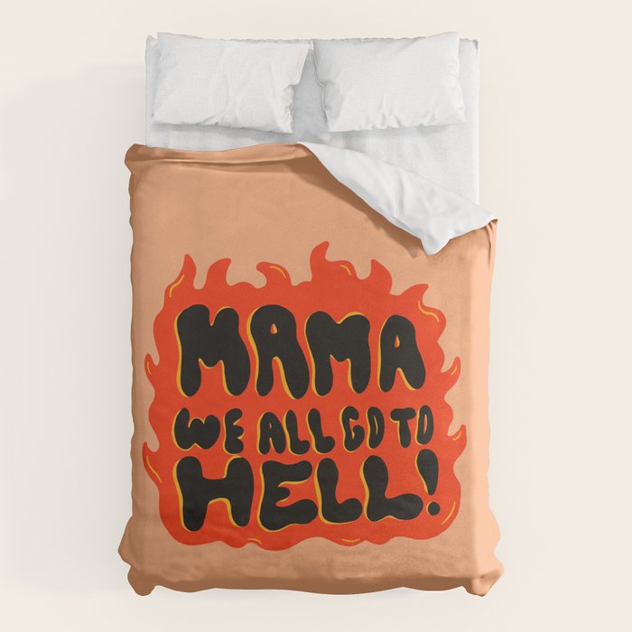We all go to Hell Duvet Cover Gallery Image 1