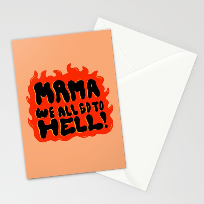 We all go to Hell Stationery Card Gallery Image 2