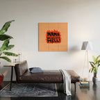 We all go to Hell Wood Wall Art Gallery Image 2