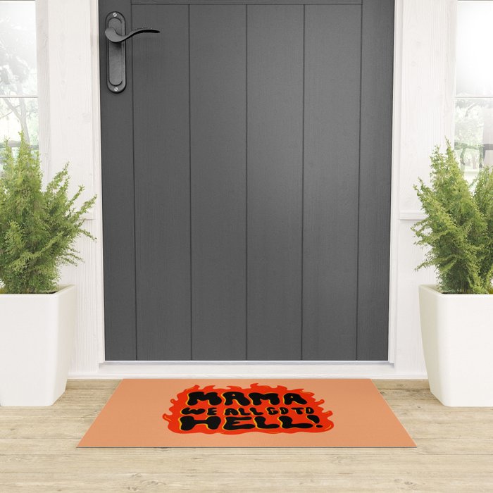 We all go to Hell Welcome Mat Gallery Image 3
