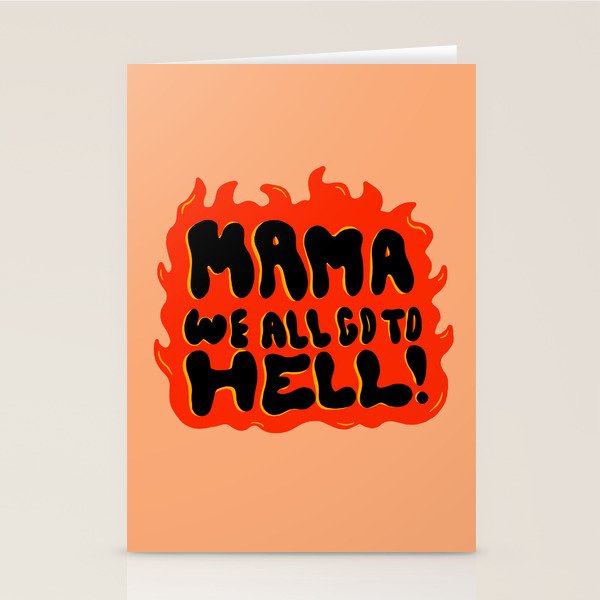We all go to Hell Stationery Card Gallery Image 1