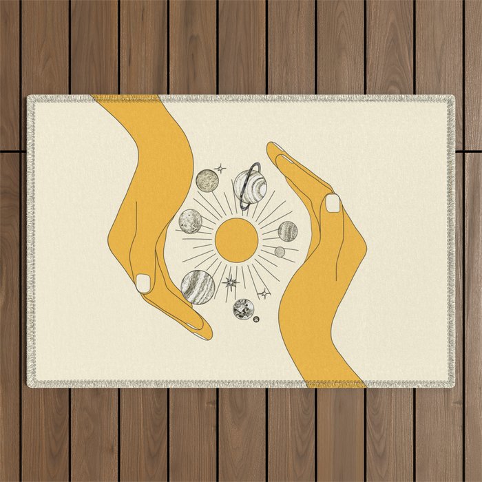 The Universe in Your Hands Outdoor Rug Gallery Image 1